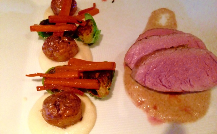 Sous vide svin ytrefilet med&nbsp;kantarellstuing