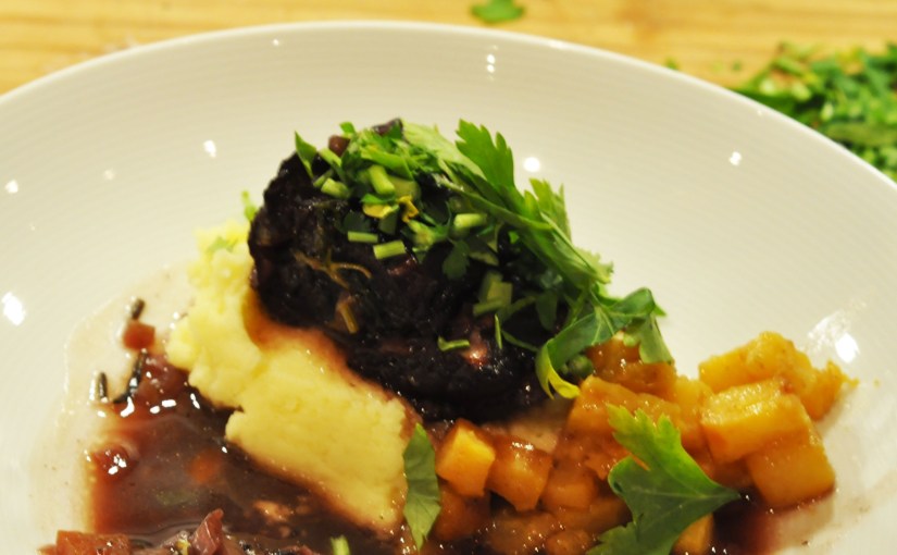 Bibringe med potetmos og karamellisert&nbsp;kålrabi