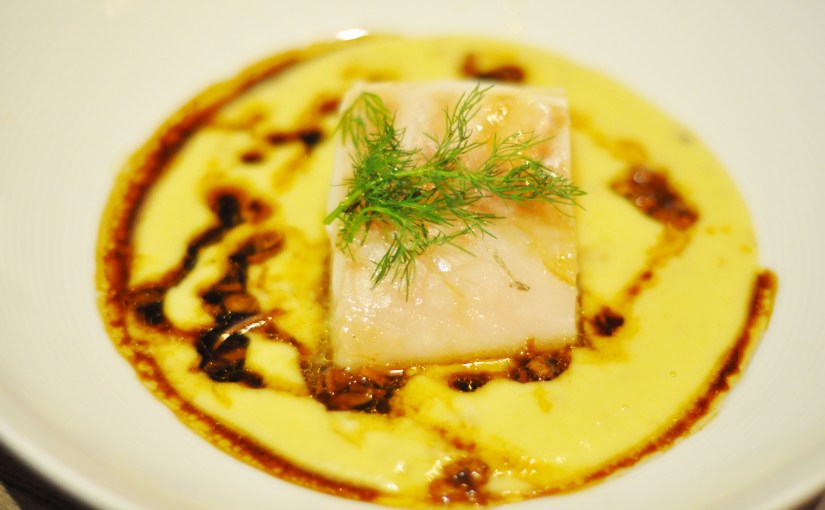 Enkel og grei sous vide skrei med mandelpotetsuppe og&nbsp;soyasmør