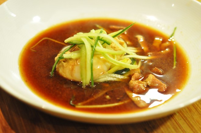 enkel misosuppe med posjert egg og squash nudler_ferdig2