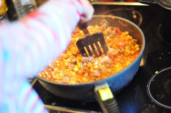 kikertgryte av restene i kjøleskapet kongen mekker