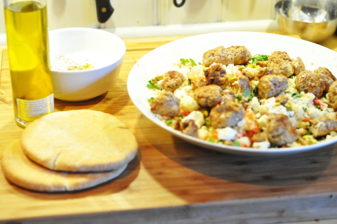 tabbouleh med couc cous og kjøttboller (7)