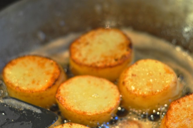 kjøtt poteter og sopp fondant poteter