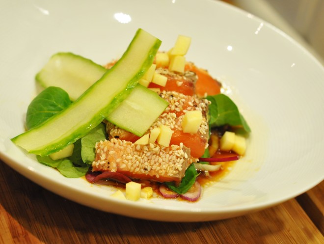 laks tataki med eple fennikel og ponzusaus (10)