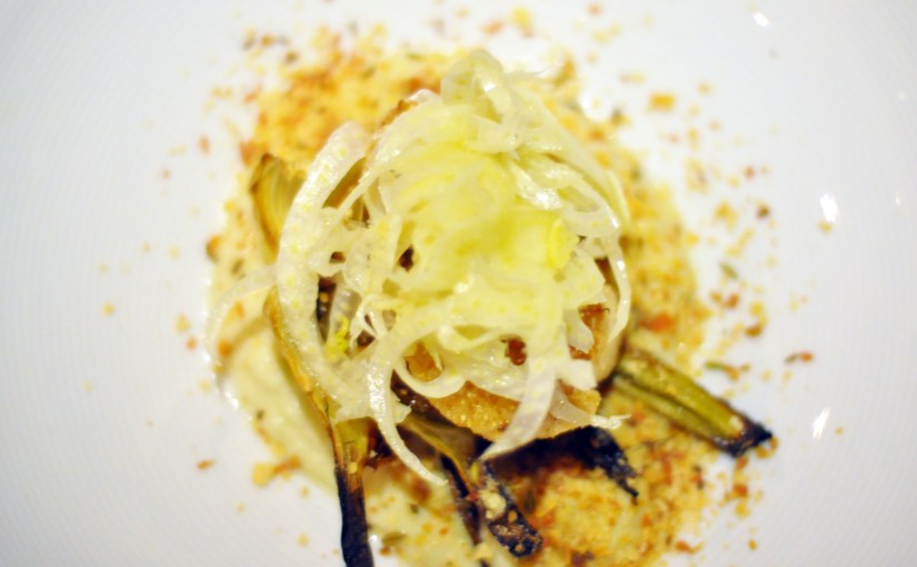 Fem retters meny – Rett 3 – Fennikel på 4 måter og&nbsp;kamskjell