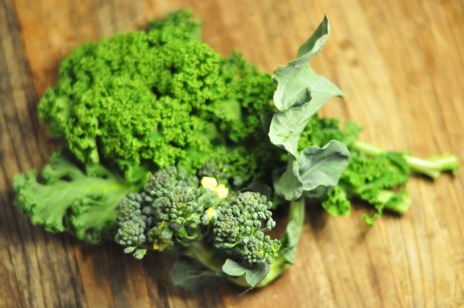 grønnkål og brokkoli